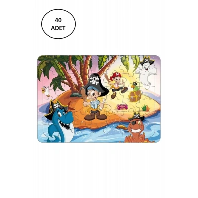 HERŞEYTREND 25*35 Hikayeli Yapboz 42 Parça 40 Adet