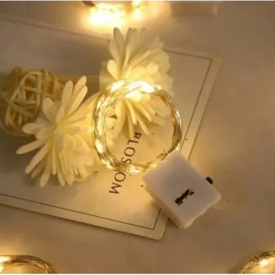 HERŞEYTREND 2m Pilli Peri Led Beyaz Işık