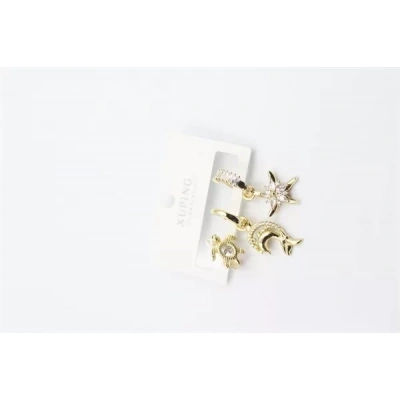 HERŞEYTREND 3lü Xuping Küpe - Altın