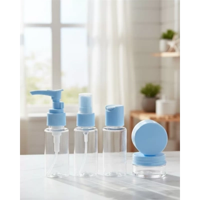 HERŞEYTREND 30 ml 5’li Seyahat Boy Kozmetik Organizer Seti