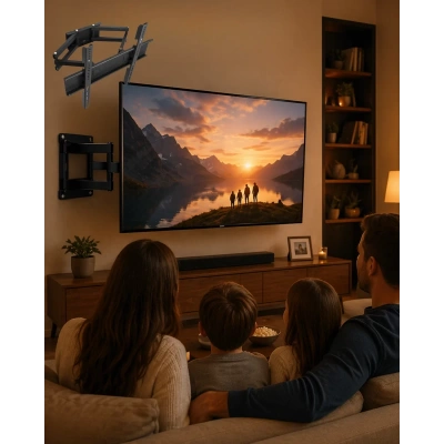 HERŞEYTREND 32 55 İnç Ayarlanabilir TV Askı Aparatı Güçlü  Duvar Tipi Askı