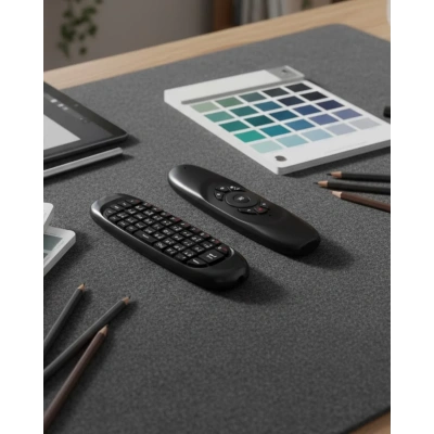 HERŞEYTREND 3’ü 1 Arada Kablosuz Hava Mouse Mini Klavye Kumanda