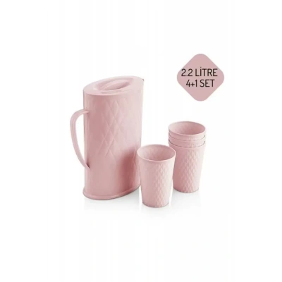 HERŞEYTREND 4+1 Sürahi Ve Bardak Su Seti 2.2 Lt