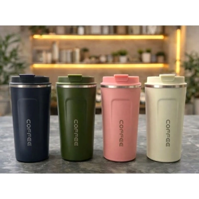 HERŞEYTREND 480 ml Paslanmaz Çelik Termos Mug Bardak