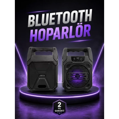 HERŞEYTREND 6.5 İnç Kablosuz Hoparlör Bluetooth Bağlantılı Yüksek Ses