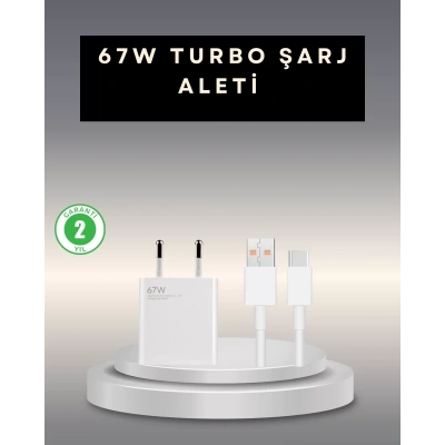 HERŞEYTREND 67 Watt Type C Şarj Adaptörü Poco X3 X4 X5 Pro Uyumlu
