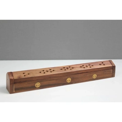 HERŞEYTREND Ahşap Maun Tabut Tütsülük Model 2