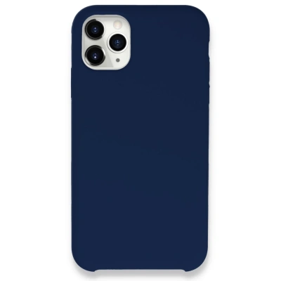 HERŞEYTREND Apple İphone 11 Pro Max Kılıf Lansman Legant Silikon - Lacivert