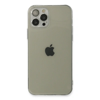 HERŞEYTREND Apple İphone 12 Pro Kılıf Fly Lens Silikon - Şeffaf