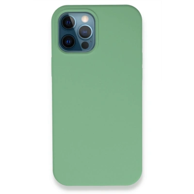 HERŞEYTREND Apple İphone 12 Pro Kılıf Lansman Legant Silikon - Yeşil