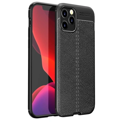 HERŞEYTREND Apple İphone 12 Pro Max Kılıf Auto Focus Kapak - Siyah