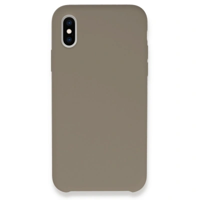 HERŞEYTREND Apple İphone Xs Max Kılıf Lansman Legant Silikon - Bej
