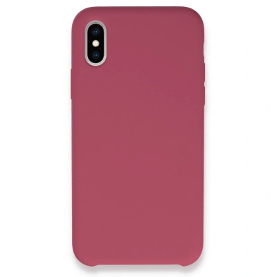 HERŞEYTREND Apple İphone Xs Max Kılıf Lansman Legant Silikon - Fuşya