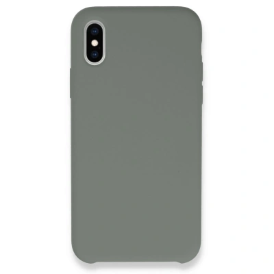 HERŞEYTREND Apple İphone Xs Max Kılıf Lansman Legant Silikon - Gri