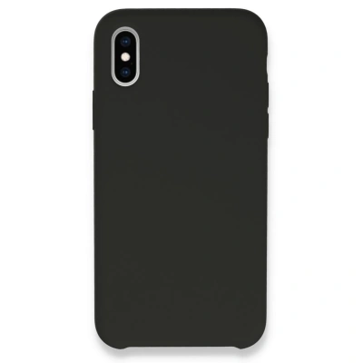 HERŞEYTREND Apple İphone Xs Max Kılıf Lansman Legant Silikon - Siyah