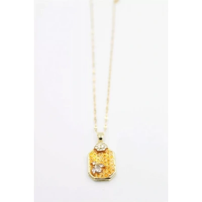 HERŞEYTREND Arı Kolye - Altın