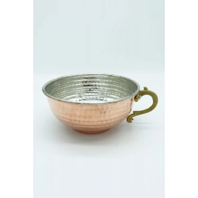 HERŞEYTREND Bakır Ayran Tası 12x12x6cm