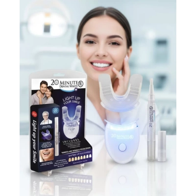 HERŞEYTREND Beyazlatma Kalemli LED Diş Parlatma Seti
