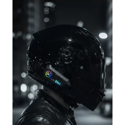 HERŞEYTREND Bluetooth 5.3 Kask İçi Intercom Kulaklık 1000 m Mesafe 1000 mAh