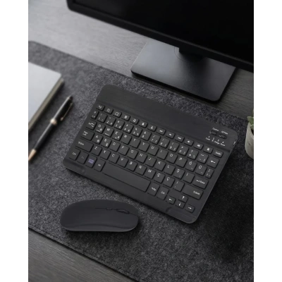 HERŞEYTREND Bluetooth Klavye Mouse Seti Taşınabilir Wireless Bilgisayar Aksesuarı