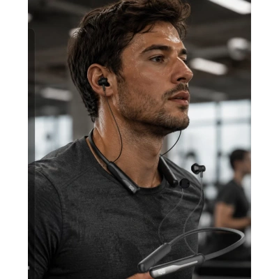 HERŞEYTREND Boyun Askılı Bluetooth Kulaklık Extra Bass ve Ses Değiştirme Modlu