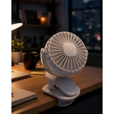 HERŞEYTREND Çalışma Masası ve Yatak Başlığı İçin Klipsli Mini Fan
