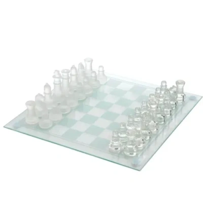 HERŞEYTREND Cam Satranç Takımı 25*25cm