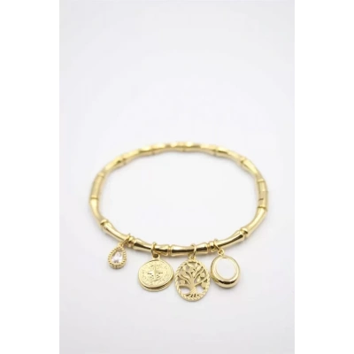 HERŞEYTREND Charm Bilezik - Altın