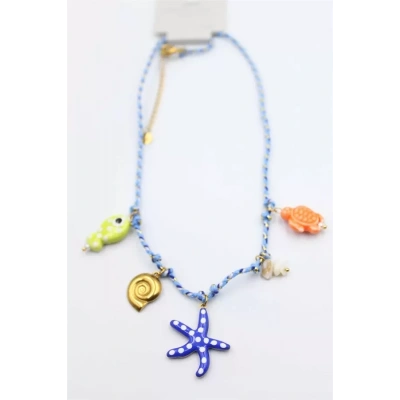 HERŞEYTREND Charm Deniz Kolye - Mavi