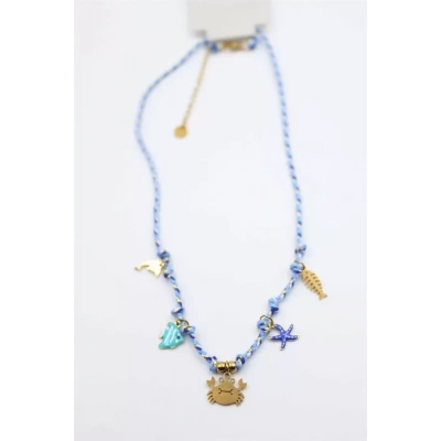 HERŞEYTREND Charm Deniz Kolye - Mavi