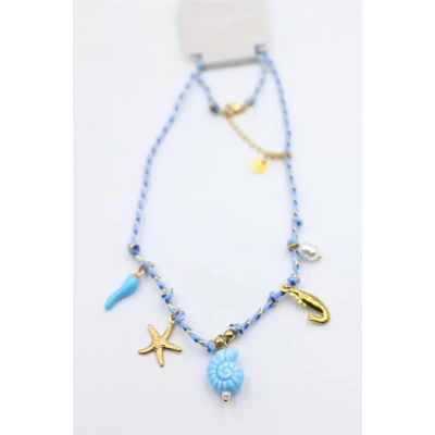 HERŞEYTREND Charm Deniz Kolye - Mavi