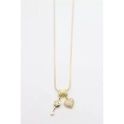 HERŞEYTREND Charm Kolye - Altın