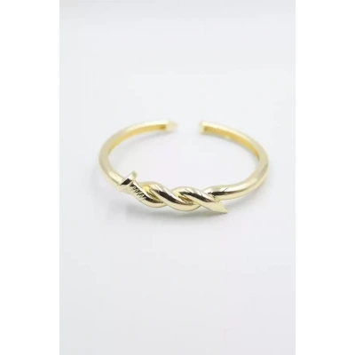 HERŞEYTREND Çivi Bilezik - Altın
