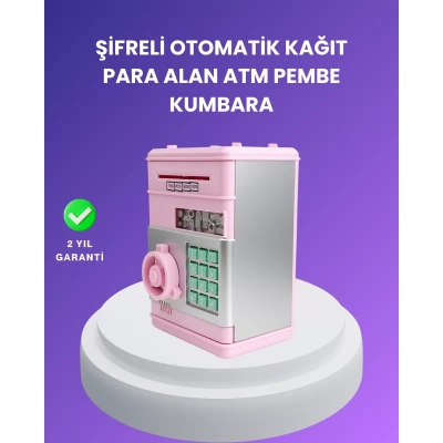 HERŞEYTREND Çocuklar İçin Eğitici Elektronik Şifreli Kumbara