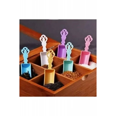 HERŞEYTREND Çok Renkli 6lı Baharat Küregi