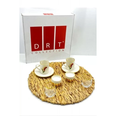 HERŞEYTREND Collection Kahve Seti Lale Royaleks-DRT-6060-5