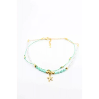 HERŞEYTREND Deniz Yıldızı Halhal - Altın