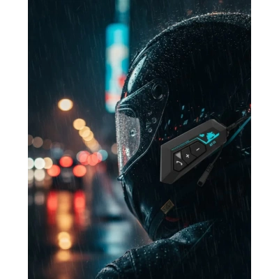 HERŞEYTREND Evrensel Kask Uyumlu Bluetooth Intercom Kulaklık