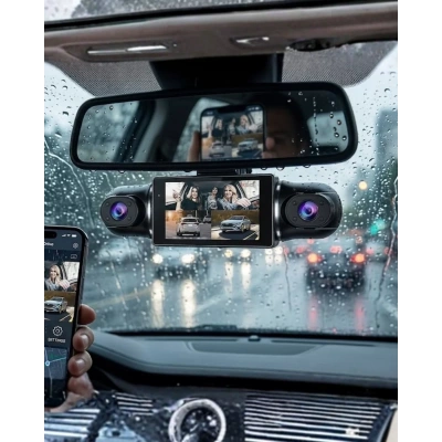 HERŞEYTREND Full HD Araç Kamerası Gece Görüşlü G Sensörlü Akıllı Kayıt Sistemi