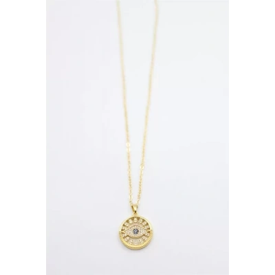 HERŞEYTREND Göz Kolye - Altın