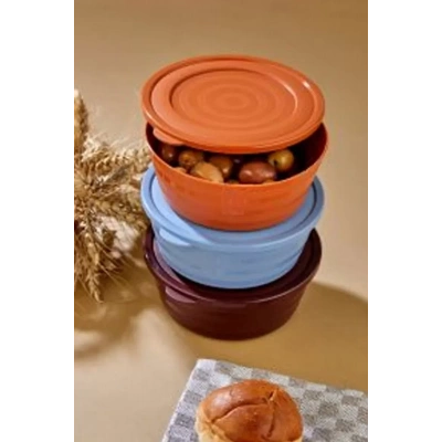 HERŞEYTREND Harmony Kapaklı Yonca Kase 3lü Royaleks-HT-002