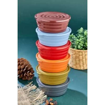 HERŞEYTREND Harmony Kapaklı Yonca Kase 6lı Royaleks-HT-003