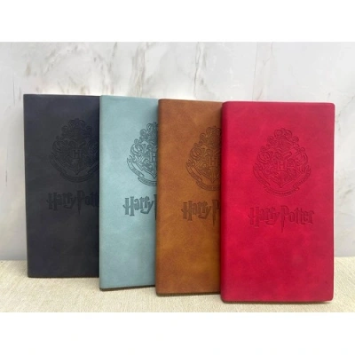 HERŞEYTREND Harry Potter Deri Defter Renkli Model 2