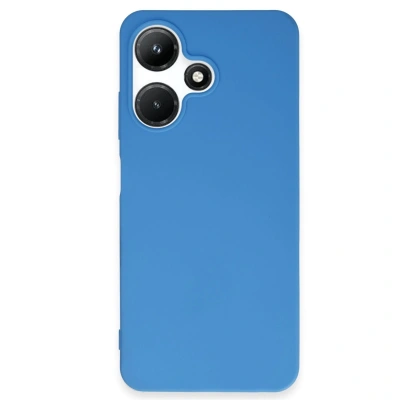 HERŞEYTREND İnfinix Hot 30i Kılıf First Silikon - Mavi