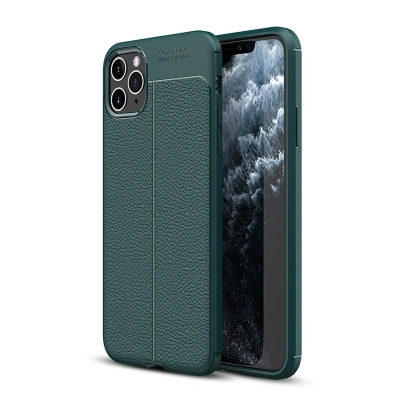 HERŞEYTREND İphone 11 Pro Kılıf Auto Focus Kapak - Yeşil