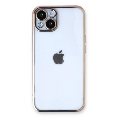 HERŞEYTREND İphone 13 Kılıf Razer Lensli Silikon - Gold