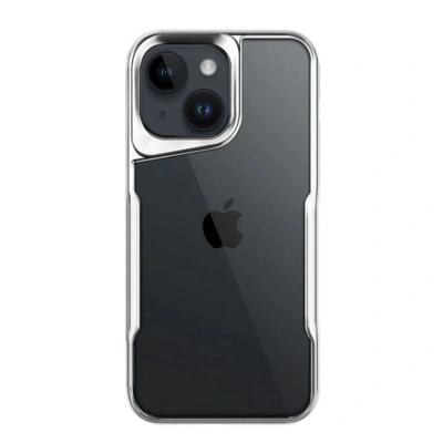 HERŞEYTREND İphone 15 Kılıf Boyi Silikon Kapak - Gümüş