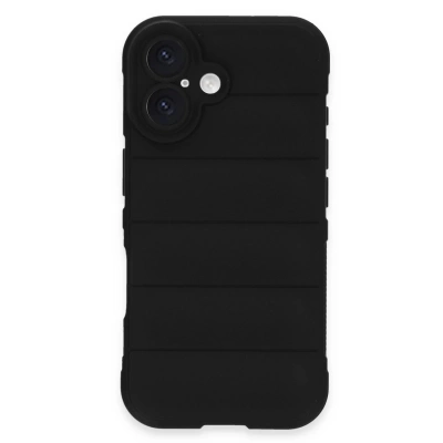HERŞEYTREND İphone 16 Plus Kılıf Optimum Silikon - Siyah
