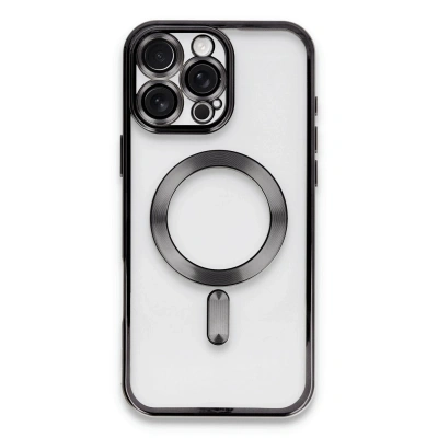 HERŞEYTREND İphone 16 Pro Kılıf Kross Magneticsafe Kapak - Siyah
