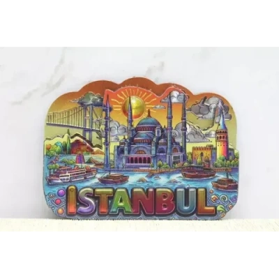 HERŞEYTREND İstanbul Temalı Silikon Buzdolapı Süsü Magnet